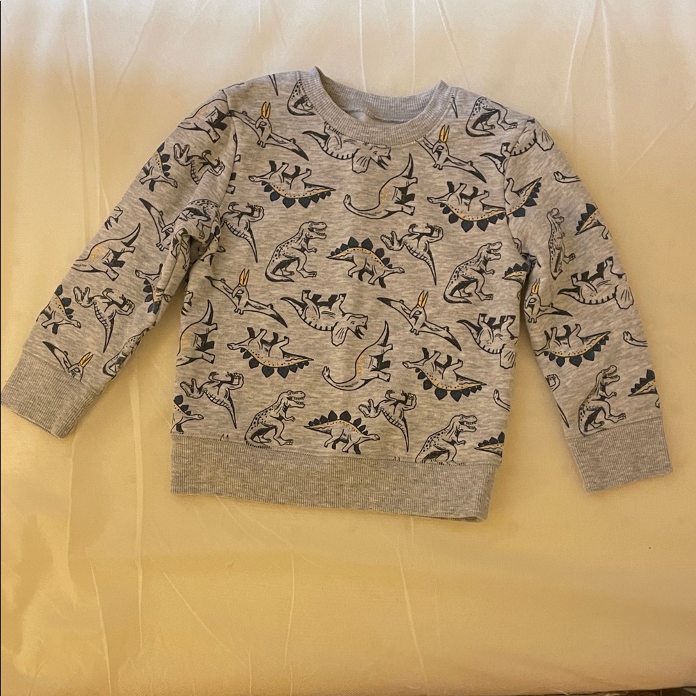 Jumping Beans Gray Dinosaur Sweatshirt